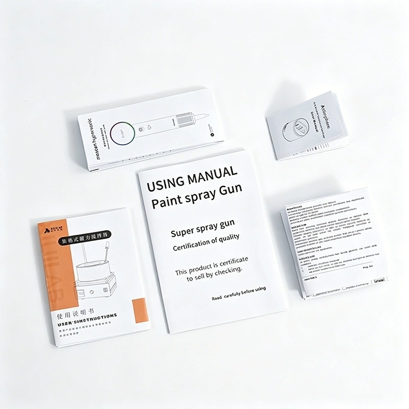 Instruction Manual Booklets With Multi-Panel Folding For Consumer Electronics
