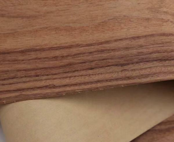 Width 64cm Kraft Paper Wood Veneer Brown Wrapping Veneer 15C To 50C