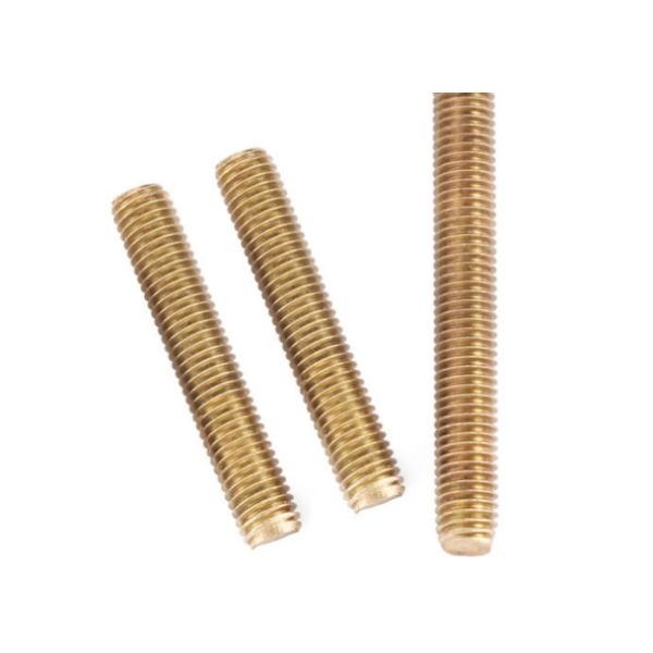 Brass H59 H62 Copper Bronze Metal Bolt Full Threaded Bar High Strength Fastener