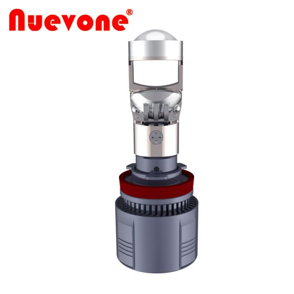 Aluminum H7 H11 Mini Projector Lens Headlight 9005 9006 40W 12000lm Low Beam