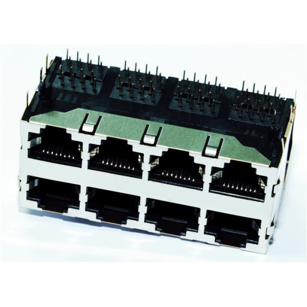 101240FTACOM401ZAは2x2 RJ45 1000Base-Tの盾をLEDs積み重ねませんでした