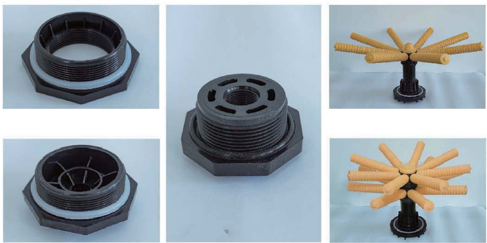 Industrial Grade Water Treatment FRP Tank With Flange High Strength Connection