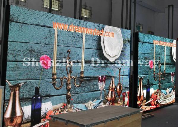 HD P6 Outdoor Full Color Led Screen Display Video Wall With Power Box For Event