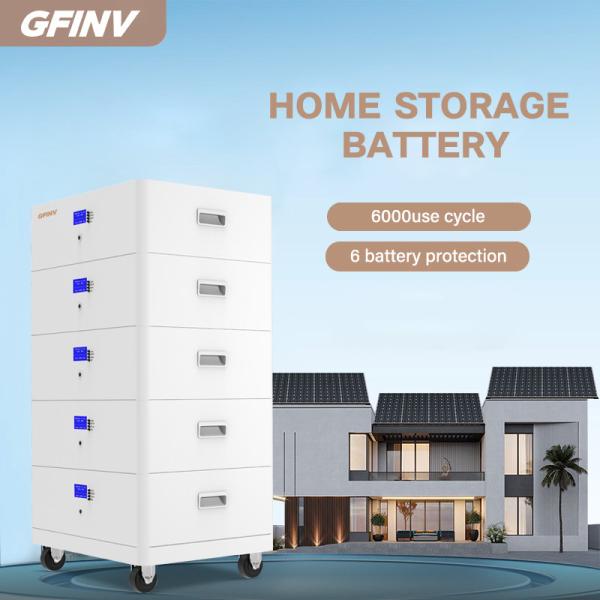 Indoor Outdoor 5KW To 200KW Stackable Solar Batteries With WiFi Communication