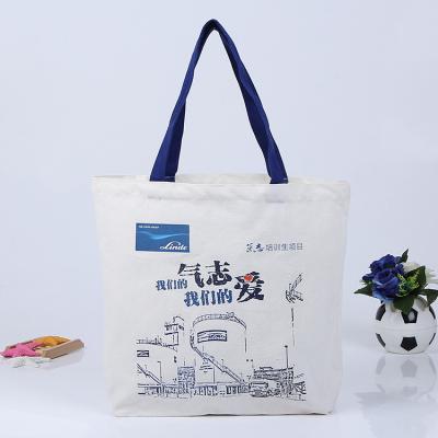 2017 New Design Custom 12OZ Organic Shopping Cotton Tote Bag