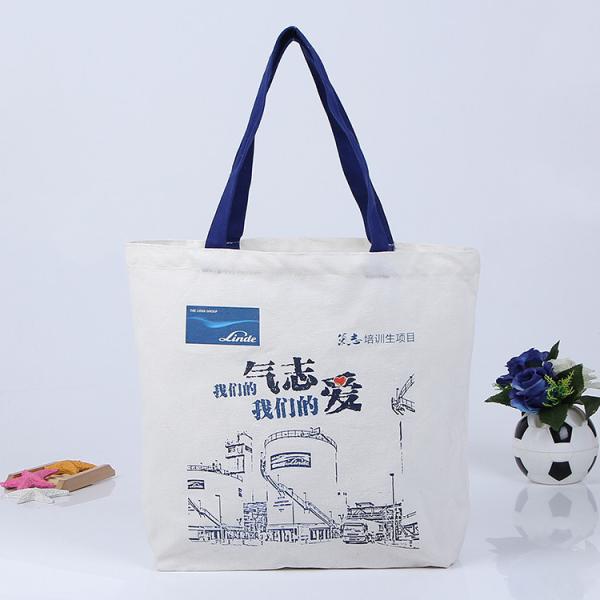 2017 New Design Custom 12OZ Organic Shopping Cotton Tote Bag