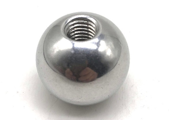 M4 Steel Threaded Balls Customized Carbon Steel Sphere For Industrial / DIY