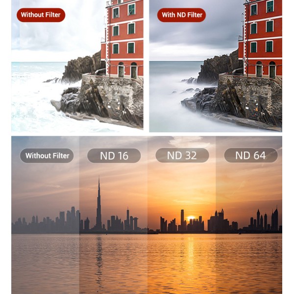UV CPL ND16 ND32 ND64 DJI Action 3 Filters Nano Coating Professional Camera Filters