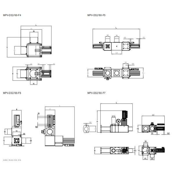 Клапан переключения MPV-D вакуума Высоко-подачи пневматический сделал из материала глинозема