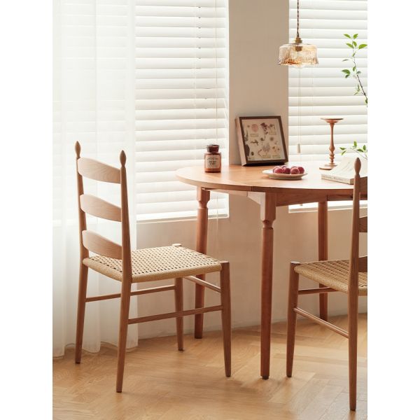 Nordic Modern Wood Chair for Restaurant Business Solid Wood Dining Chair