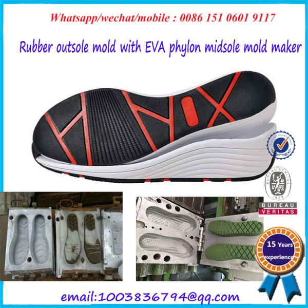 Commercial Rubber Shoe Mold Durable Sports Shoes Outsole Mold