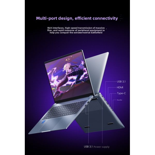 Ultra9 Design Specific Lightweight 16 Touch Screen High Performance Intel Gaming Laptop for Business Office Student Use US Plug