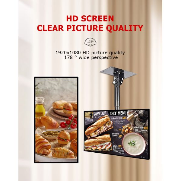 55inch Lcd установленный стеной рекламируя монитор дисплея крытое 250cd/M2
