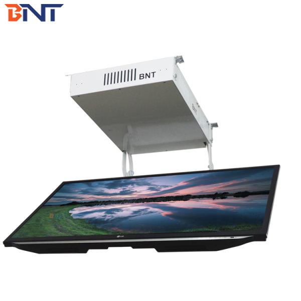 Factory Direct Supply 55 Inch Motorized Height Adjustable TV Lift Floor Stands Rolling Motorized Ceiling Tv Bracket