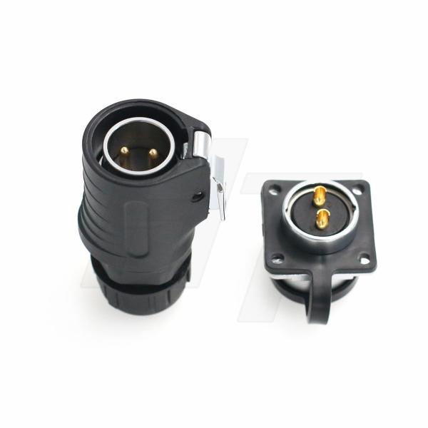 2 Pin Waterproof Power Connector Male Cable Plug Female Panel Socket For RV Solar Port Furrion Solar Charge