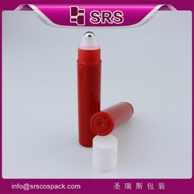 high quality and colorful steel roller ball plastic cap cosmetic bottle product