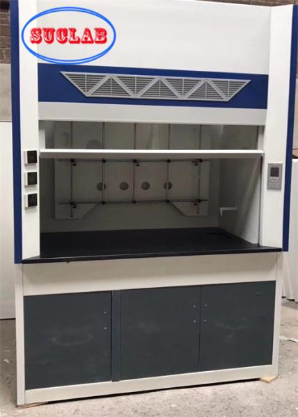 Custom White 1500Mm L Laboratory Fume Cupboard For School Hospital
