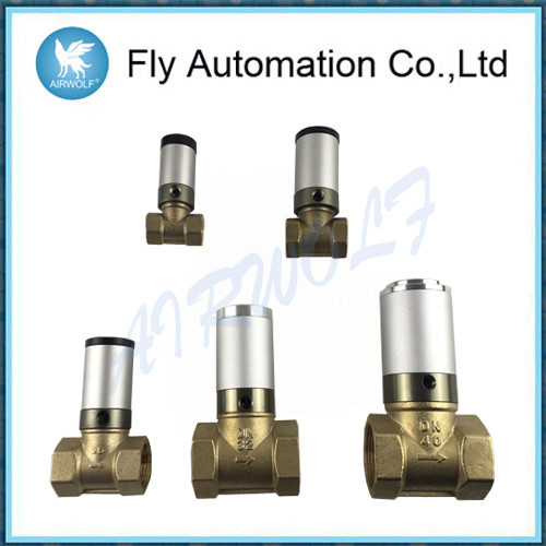 Pièces d'auto Q22HD-20 des véhicules à moteur valve en laiton liquide de contrôle aérien de valve de tube pneumatique de manière de 3/4 pouce 2-2
