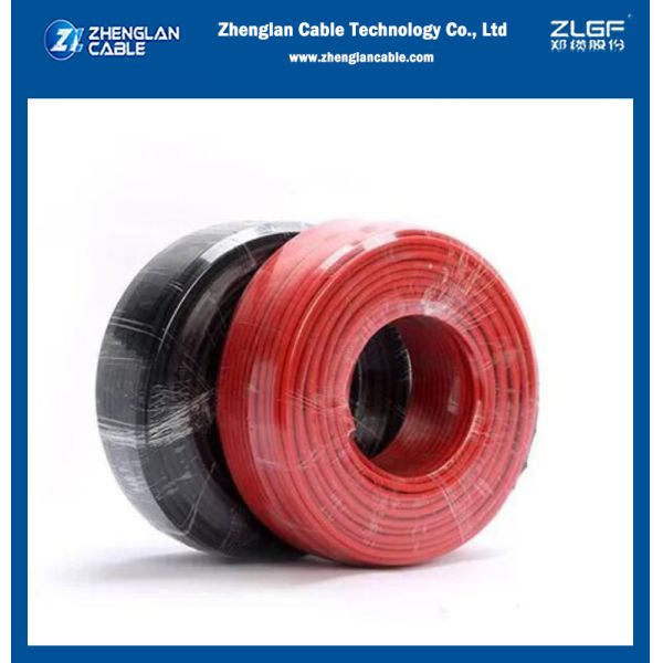 Водонепроницаемый CU солнечный кабель 1,5kv 25 мм 10 мм EN50332-1 Консервированная медь