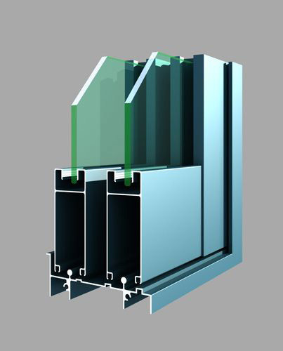 Возникновения профиля окна 6000 серий дизайн алюминиевого элегантного современный