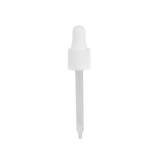 Striped Plastic Dropper Pipette With Silicone Tip 20/410 Essential Oil Dropper Cap