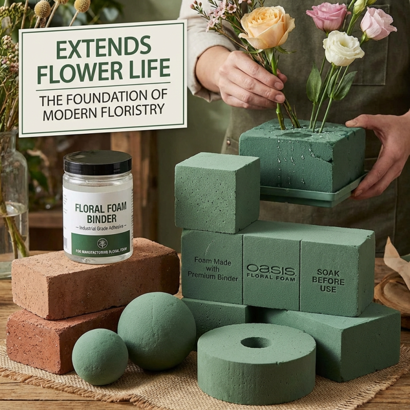 WXL-188 Series Floral Clay PU Adhesive Loose Porous Highly Absorbent