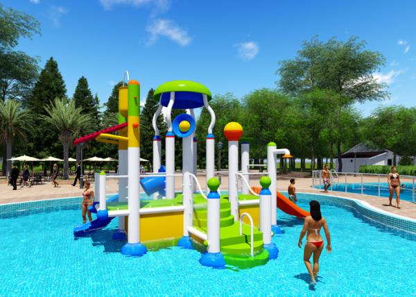 Flexible Design Water Park Equipment Large Volume And 900X600X600CM Area
