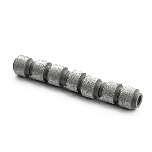 D11.0mm Vacuum Brazed Diamond Wire Saw Beads for High Cutting Speed Stone Block Tools
