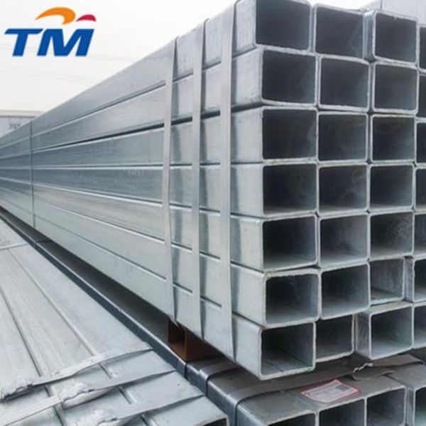 труба GB квадрата полости углерода 0.6mm стальная гальванизированная стальная трубопровод JIS G3466 4 дюймов квадратный