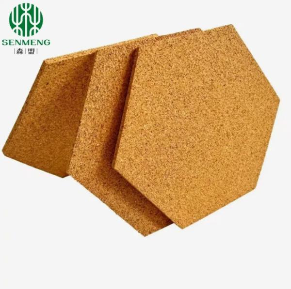 Hexagon Cork Board Tiles Self-Adhesive Corkboards for Wall Pin Board Decorative Bulletin Board for Office Home Kitchen