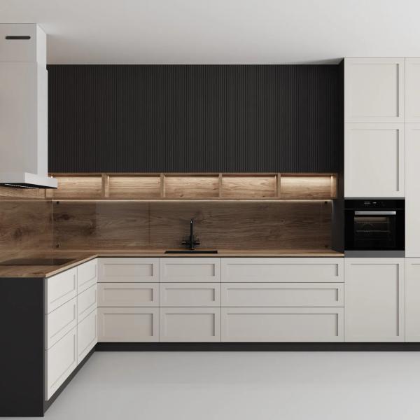 Ready To Assemble European Minimalist Small Kitchen Cabinets Custom Wooden Kitchen Cabinets For Apartment