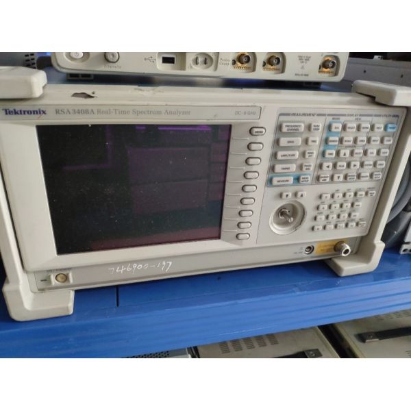 Tektronix RSA3408A Real-Time Spectrum Analyzer with 36 MHz Span, Frequency Mask Trigger, and Portable Design