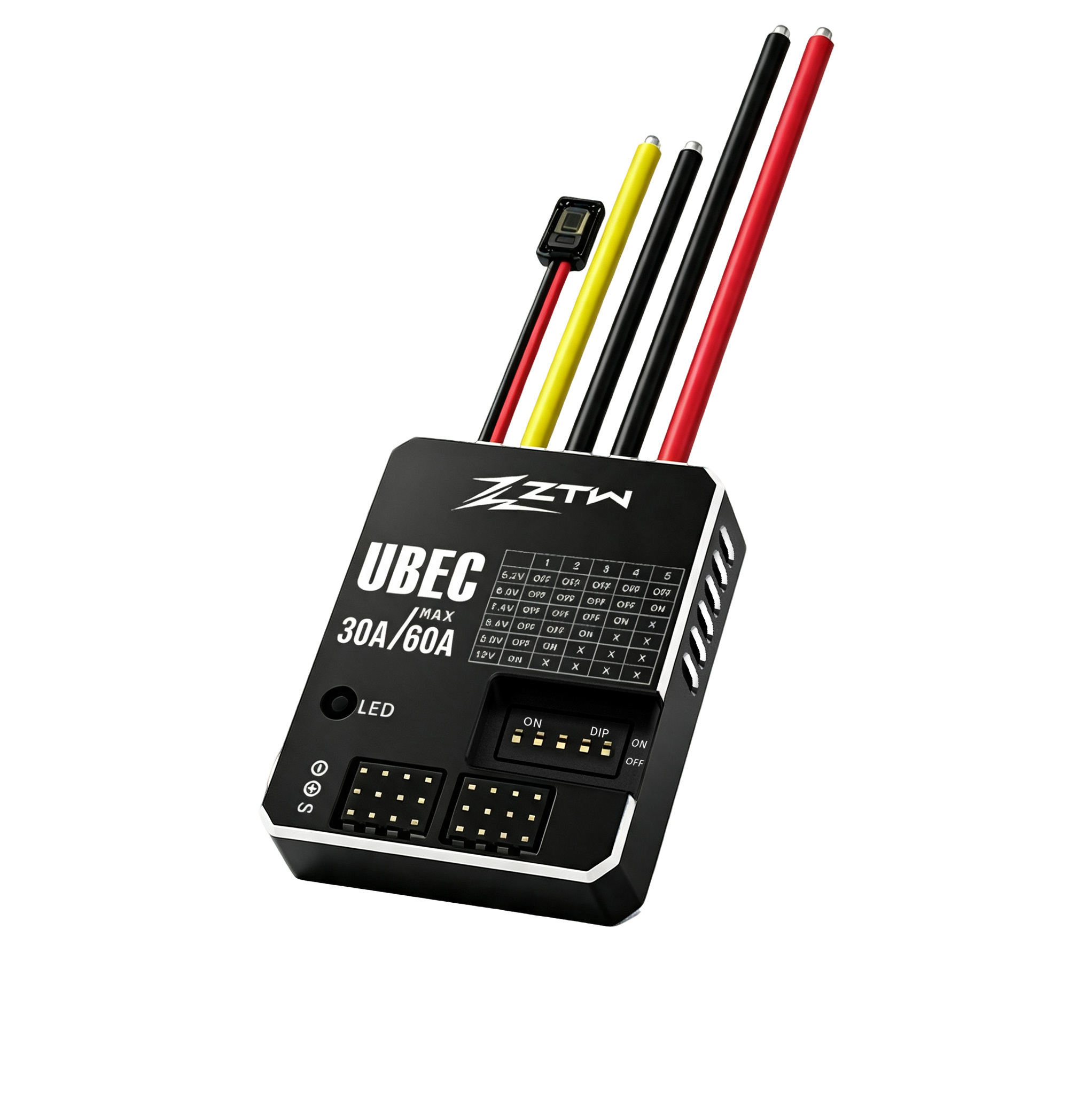5.2V-12V ZTW UBEC 30A HV External Switching BEC 3S-18S Helicopter ESC Controller
