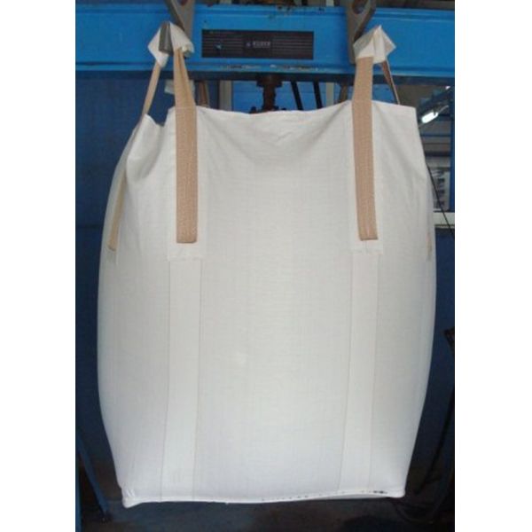 2200LBS U Panel Empty Bulk Bags , Sand / Cement / Soil Packing Jumbo Bags