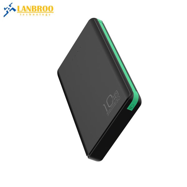LPQ-01 Lanbroo Power Bank 10400MAH QC3.0 Fast Charge Power Bank with Cable Mobile Portable Charger