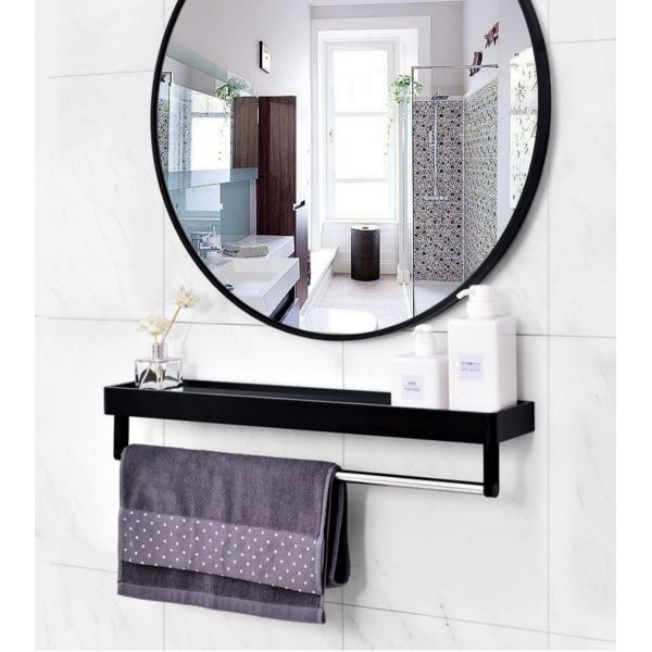 Вися зеркало стены комнаты прожития СИД золота подсвеченное подгоняет украшение