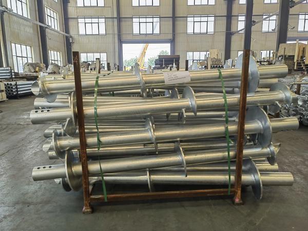 Solar Foundation Steel Pipe Anchor Helical Screw Pile Foundation Pile