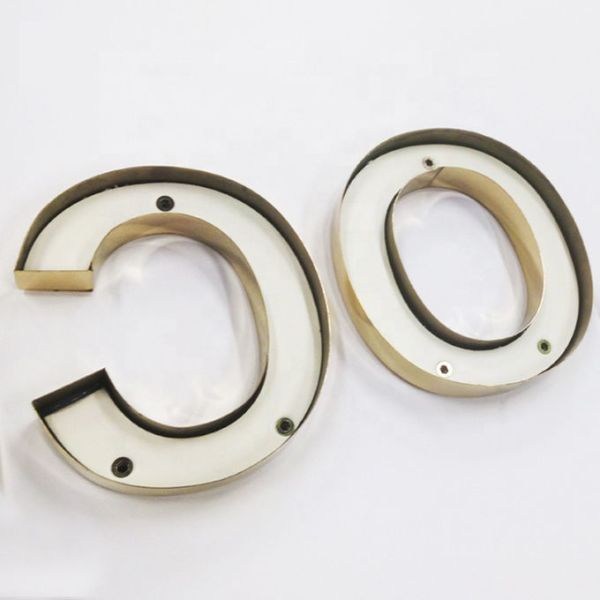 Waterproof 3D Metal Letters Mirror Finished 304 Stainless Steel