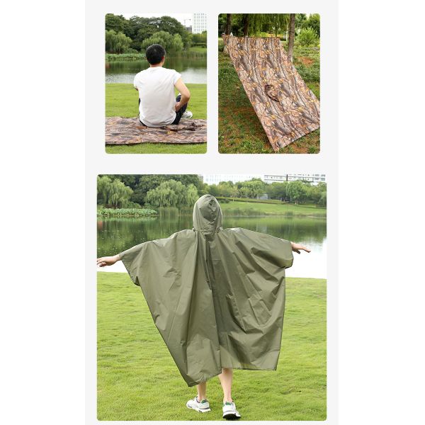 PVC Coating Reflective Safety Raincoat Fluorescent High Vis Raincoat Waterproof