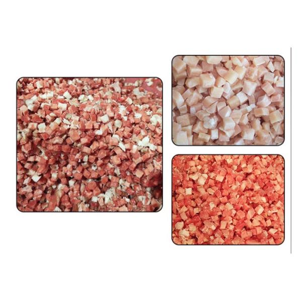 Трехмерная кубическая режущая машина для замороженного мяса 800 кг/ч для мясоперерабатывающей промышленности