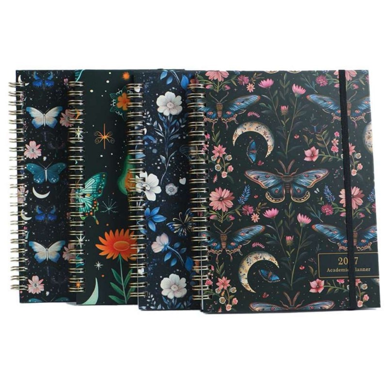 Spiral Discbound Weekly Monthly Daily Planner Notebook For Work Academic OEM