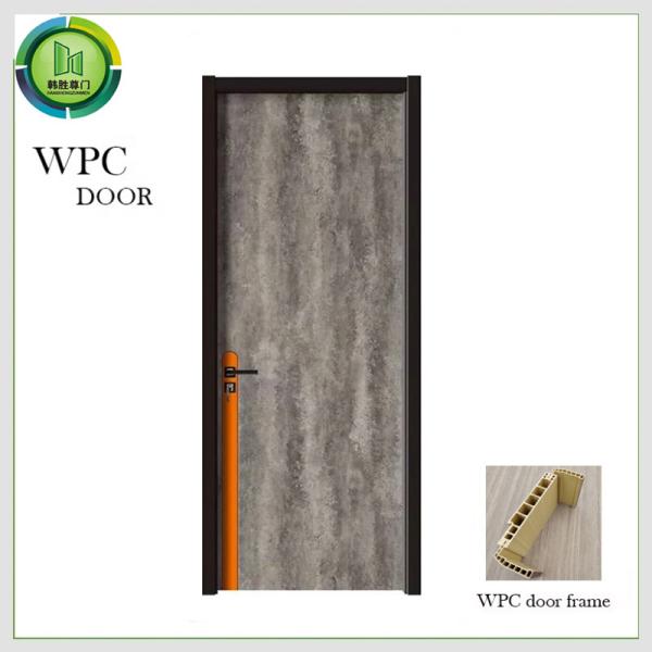 Anti porta impermeável flamejante do PVC, largura da porta 900mm do banheiro da madeira maciça