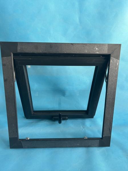 Impact Hurricane Aluminum Awning Window Tempered Glass Top Hung Awning Windows