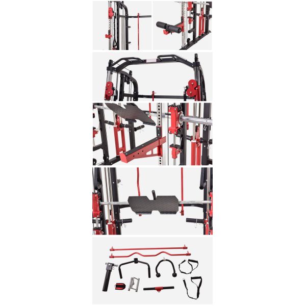 G8 LP Multifunctional Power Rack Smith Machine Functional Trainer Foldable NO 94