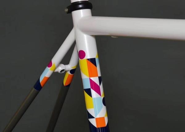 Decalques do quadro da bicicleta da decoração de DIY com resistência de abrasão da certificação do GV