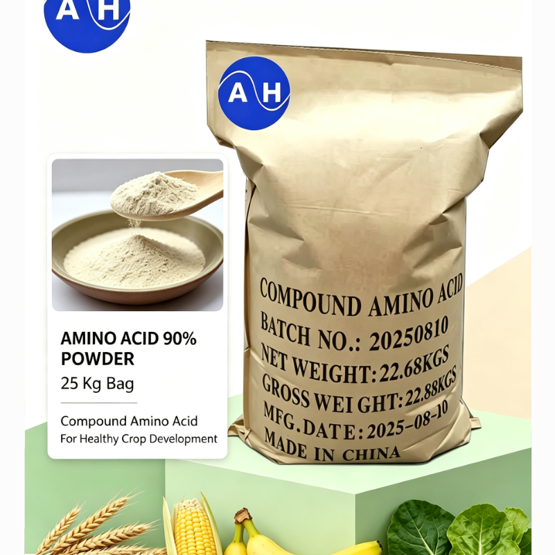 Amino Acid Powder 90 % Natural Source Of Organic Nitrogen And Amino Acids For In Crop Fertilization