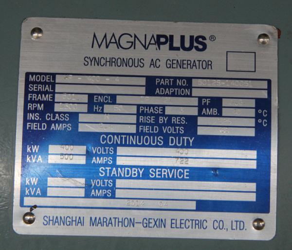 500kva Perkins Generadores de reserva para emergencias, Emergency standby generators