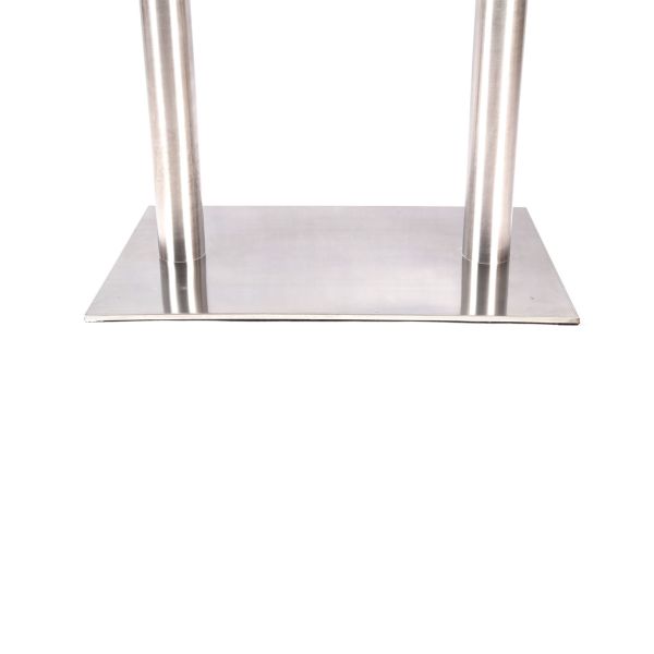 Stainless Steel Table Legs  Square Chrome Table Base Kitchen Commercial Furniture