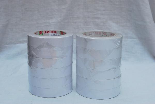 white customized industrial strength Double Sided Tissue Tape ，80mic 120mic 140mic