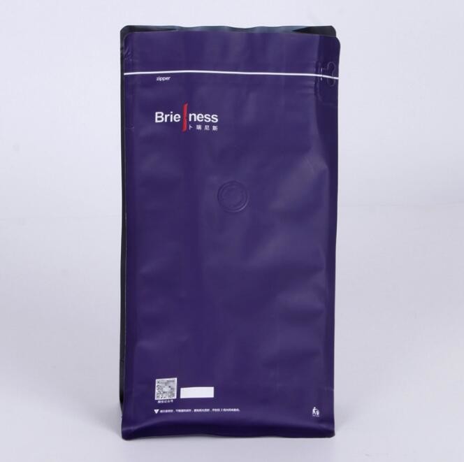 CMYK 500 Gram Coffee Packaging Bags 120 Micron Aluminium Foil Laminated Paper Bags